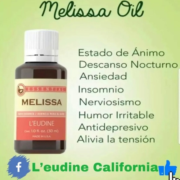 L'eudine Melissa Oil Bath Oil .insomnia ,anxiety - Picture 2 of 4